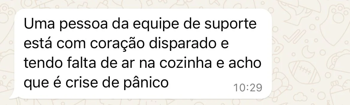 Mensagem de whatsapp