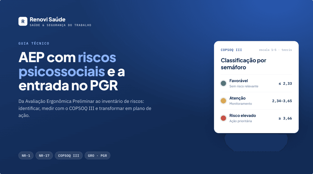 AEP com riscos psicossociais